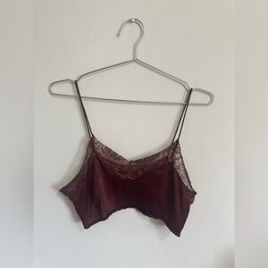 Free People Silky crop Tank